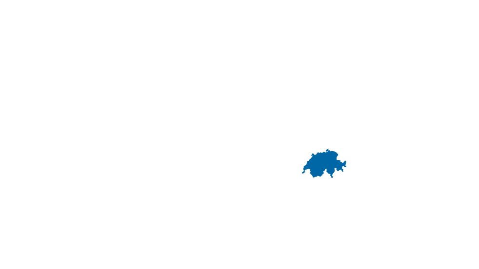 map of switzerland