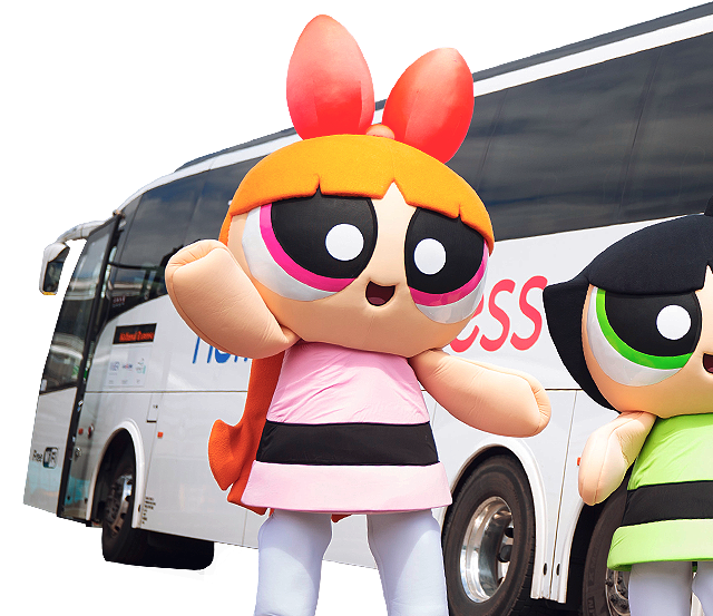 national express and powder puff girls